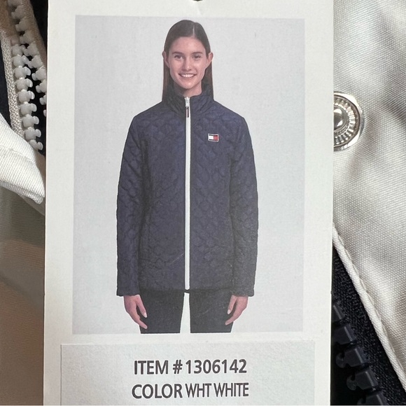 New Tommy Hilfiger Women’s White Navy 3-in-1 Winter Coat w/ Liner Size Small P18 - Picture 5 of 14